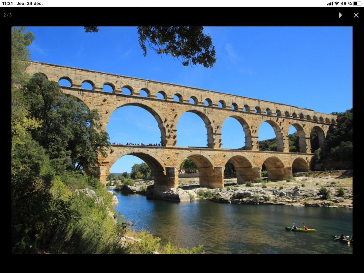 Appartement 3 Min A Pied Du Centre D'Uzes Parking Piscine Dış mekan fotoğraf
